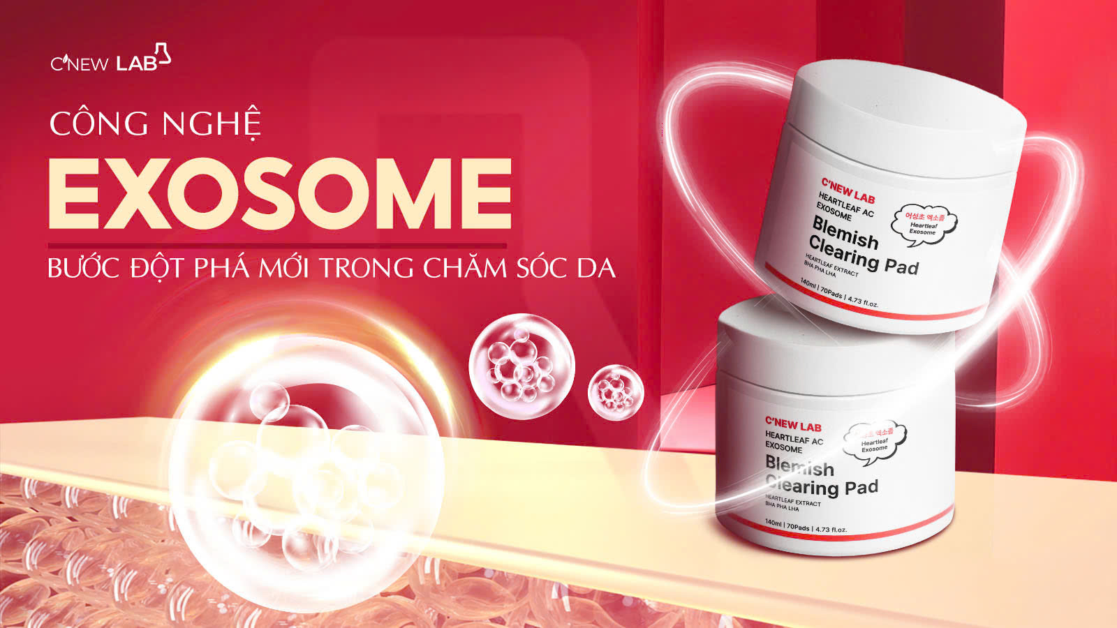 Toner Pad Exosome C'New Labs